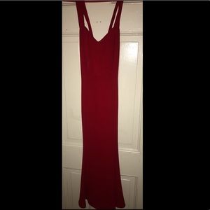RAMPAGE Red Salsa Trumpet Dress